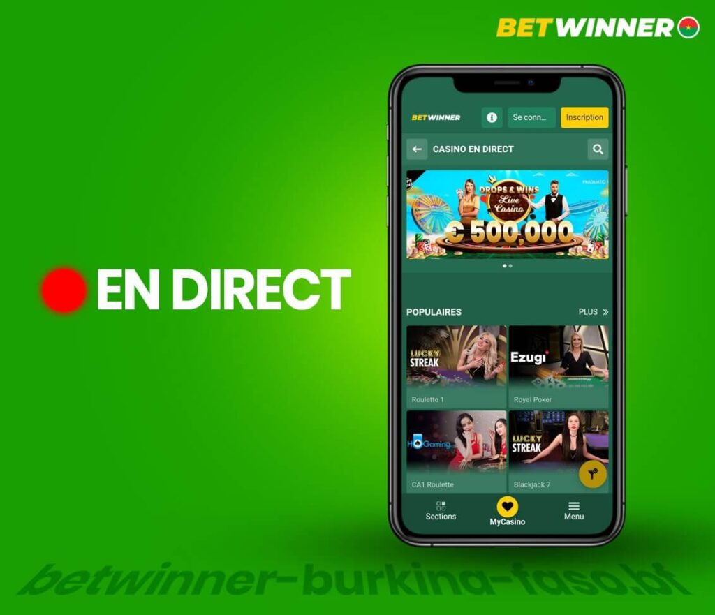 Casino en ligne Betwinner au Burkina Faso